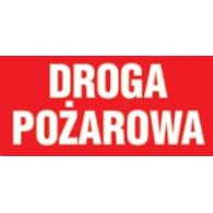 Znak ochrony ppoż „ Droga pożarowa ” 200x400