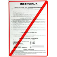 Instrukcja PPOŻ „ Instrukcja przeciwpożarowa ogólna ” 250x350
