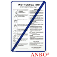 Instrukcja BHP „ Instrukcja BHP mycia i dezynfekcji rąk ” 210x290