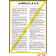 Instrukcja BHP „ Instrukcja BHP obowiązująca wszystkich pracowników ” 250x350
