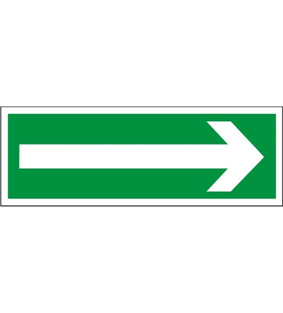 Znak ewakuacyjny „ Kierunek drogi ewakuacyjnej ” naklejka 150x150