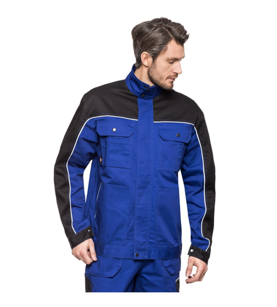 Bluza robocza HELIOS AVACORE w kolorze niebiesko- czarnym