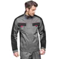 Bluza robocza AVACORE LENNOX szaro-czarna z czerwonymi elementami