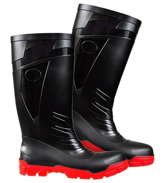 Gumowce S5 EN20345 BF TERMINATOR w kolorze czarnym