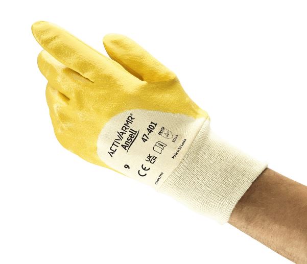 Rękawice NITROTOUGH 47-401 ANSELL powlekane nitrylem