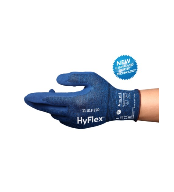 Rękawice Hyflex antyelektrostatyczne 11-819 ESD ANSELL