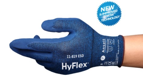 Rękawice Hyflex antyelektrostatyczne 11-819 ESD ANSELL