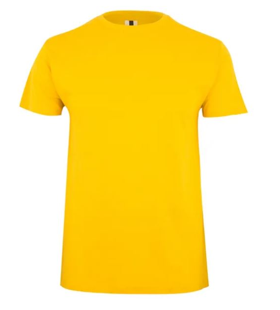 Koszulka T-shirt PALM w kolorze żółtym