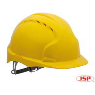 HEŁM KASK JSP EVO 2 ŻÓŁTY pasek