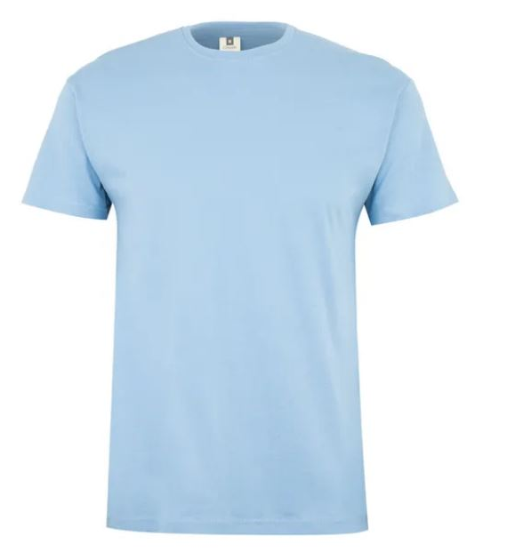 Koszulka T-shirt PALM w kolorze błękitnym