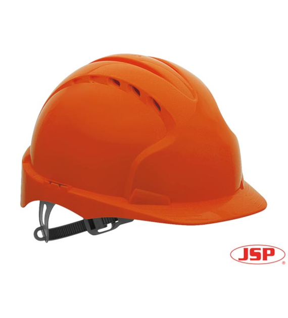 HEŁM KASK JSP EVO 2 POMARAŃCZ pasek