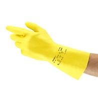 Rękawice latex ANSELL 87-190 żółte