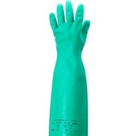 Rękawice ochronne z nitrylu kwasoodporne ANSELL SOL-VEX 37-185 kategoria III