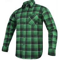 Koszula flanelowa GEPARD w kolorze zielonym
