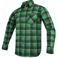 Koszula flanelowa GEPARD w kolorze zielonym