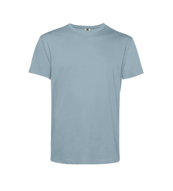 Koszulka T-shirt PALM w kolorze jasno niebieskim wpadajacy w szarość