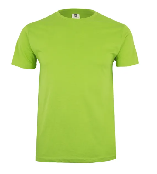 Koszulka T-shirt PALM w kolorze limonkowym