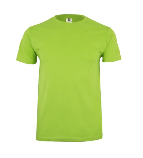 Koszulka T-shirt PALM w kolorze limonkowym