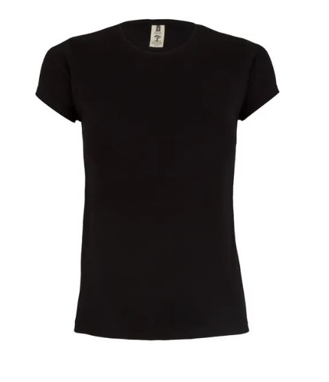 Koszulka damska T-shirt CORAL 155 czarna