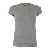 Koszulka damska T-shirt CORAL 155 szary melanż