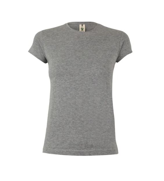 Koszulka damska T-shirt CORAL 155 szary melanż