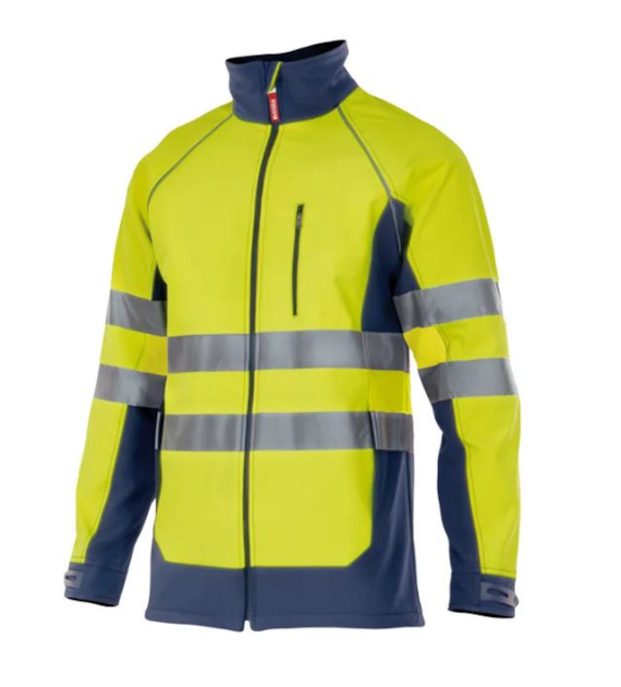 Kurtka softshellowa ostrzegawcza STARVIS 306001 żółta