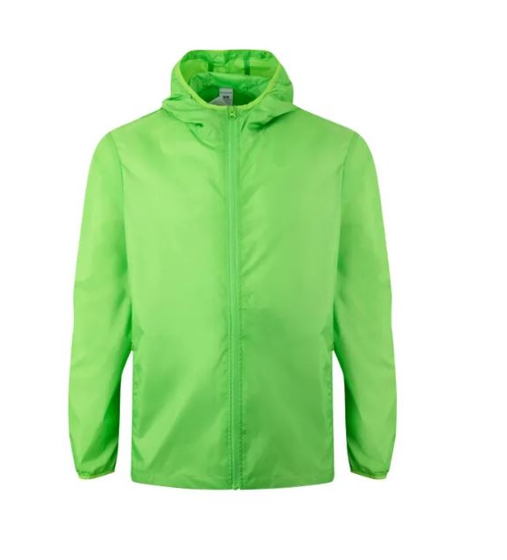 Kurtka wiatrówka VELILLA WINDBREAKER limonkowa