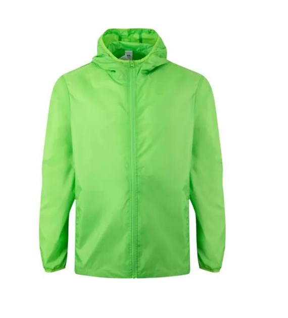 Kurtka wiatrówka VELILLA WINDBREAKER limonkowa
