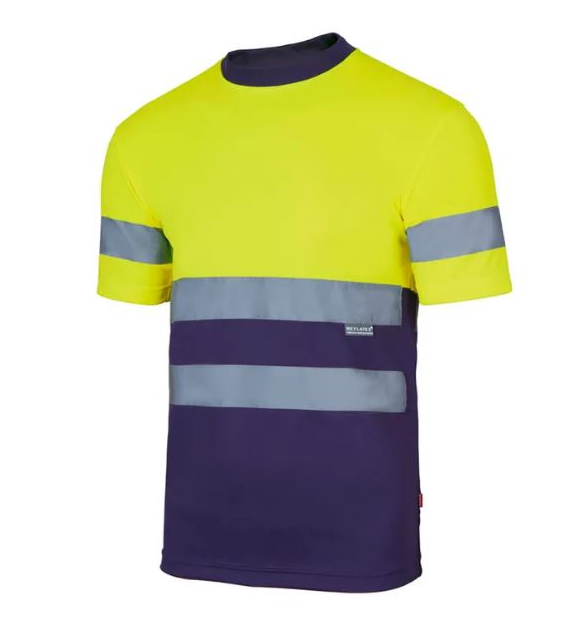 T-shirt ostrzegawczy STARVIS 305506 żółto granatowa