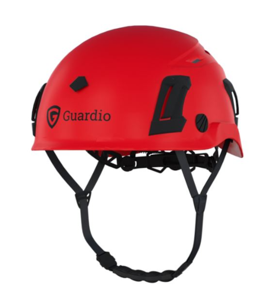 Hełm ochronny GUARDIO ARMET system MIPS czerwony