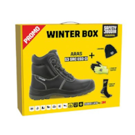 WINTERBOX trzewiki ocieplane skarpety czapka rękawice