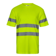 T-shirt ostrzegawczy STARVIS żółty odblaskowy z bawełną