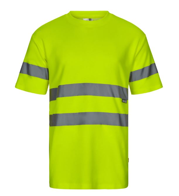 T-shirt ostrzegawczy STARVIS żółY odbaskowy z bawełną