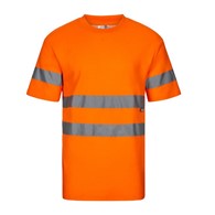 T-shirt ostrzegawczy STARVIS pomarańczowy odbaskowy z bawełną