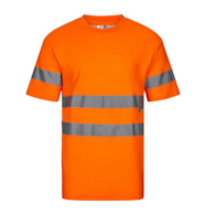 T-shirt ostrzegawczy STARVIS pomarańczowy odbaskowy z bawełną
