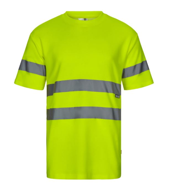 T-shirt ostrzegawczy STARVIS żółty odblaskowy z bawełną