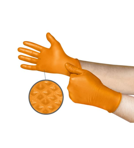 Rękawice nitrylowe ANSELL MICROFLEX MEGA TEXTURE 93-256