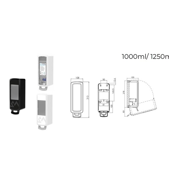 Dozownik SVEMA DENALI-M 1000 ML do mydeł