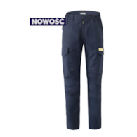 Spodnie multinorma stretch ROSSINI 3ACTIVE granatowe