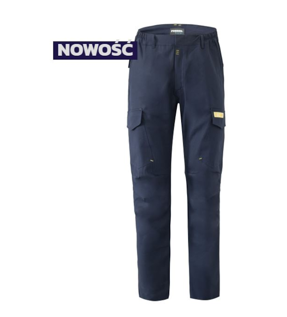 Spodnie multinorma stretch ROSSINI 3ACTIVE granatowe