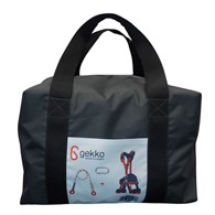 ZESTAW Szelki chroniące przed upadkiem z wysokości GEKKO RESCUE, linka 1m, zatrzaśnik owalny, duży worek