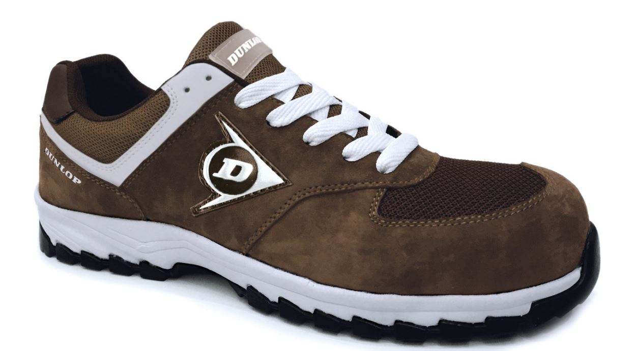 Półbuty robocze S3 DUNLOP FLYING ARROW brązowe metal free