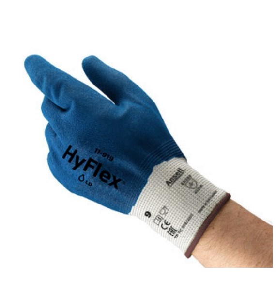 Rękawice Hyflex 11-919 ANSELL powlekane nitrylem