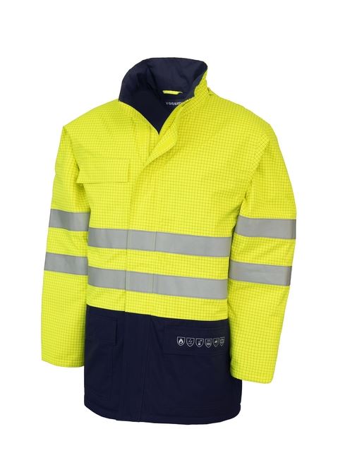 Kurtka ostrzegawcza HH330 multinorma żółta