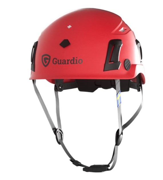 Hełm ochronny GUARDIO ARMET PRO system MIPS  czerwony