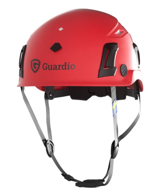 Hełm ochronny GUARDIO ARMET PRO system MIPS  czerwony