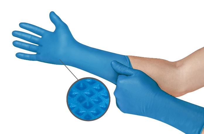 RĘKAWICE NITRYLOWE ANSELL MICROFLEX 93-283