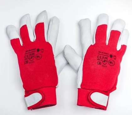 RĘKAWICE OCIEPLANE ZE SKÓRY KOZIEJ LICOWEJ ART 330 boa