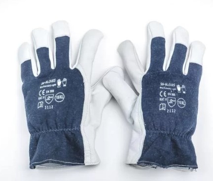 RĘKAWICE OCIEPLANE ZE SKÓRY KOZIEJ LICOWEJ ASSEMBLY LIGHT