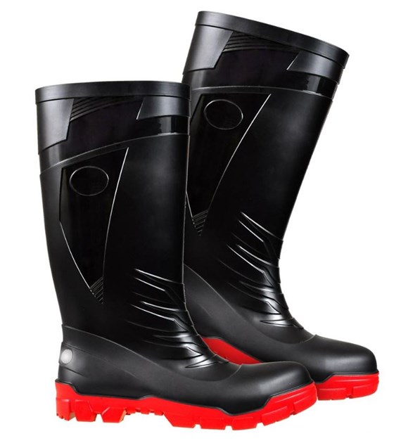 Gumowce S5 EN20345 BF TERMINATOR w kolorze czarnym